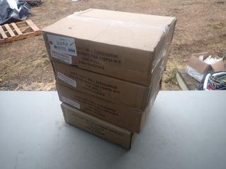 Qty Of (4) 2in X 50ft Mill Discharge Hoses *Unused*