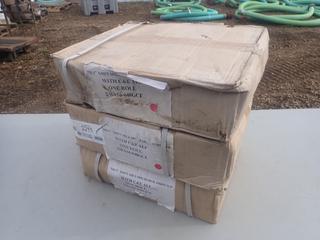 Qty Of (3) 3in X 50ft Discharge Hoses *Unused*