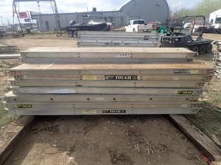 Qty Of (16) Pieces Of Assorted 10ft X 19in Scaffold Deck *Note: Buyer Responsible For Loadout, This Item Is Located At 24 Nipewon Rd, Lac La Biche*