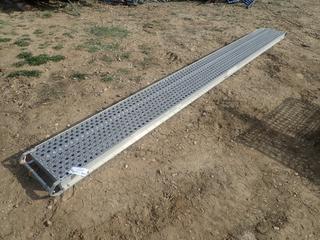 16ft X 18in Falcon Scaffold Plank *Note: Buyer Responsible For Loadout, This Item Is Located At 24 Nipewon Rd, Lac La Biche*