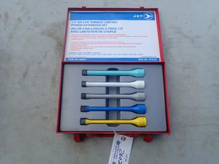 Jet 1/2in Dr 5-Piece Torque Limiting Power Extension Set 