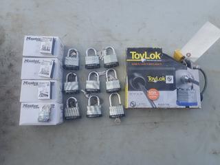 Toy Lok 15ft Retractable Cable System C/w Qty Of Locks