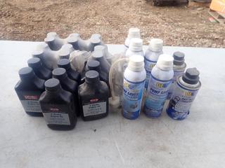 Qty Of 2-Stroke Engine Oil C/w Qty Of BE Pressure Washer Pump Saver And Pressure Washer Antifreeze Solution