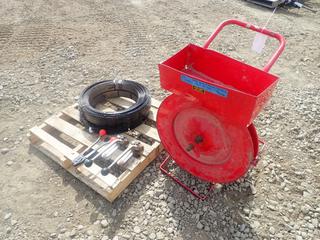 Banding Cart C/w Crimper, (2) Tensioners And (2) Rolls Of Banding 