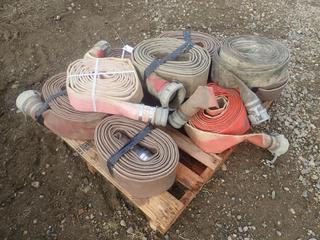 Qty Of (5) 4in And (4) 3in Discharge Hose 