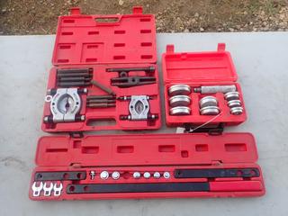 Incomplete Bearing And Seal Driver Kit C/w 12-Piece Bearing Seperator Set And Incomplete Serpentine Belt Tool Set