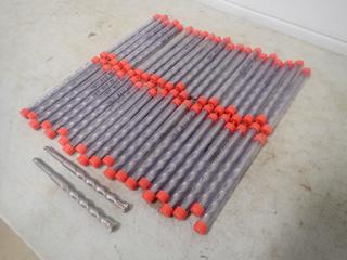 Qty Of 5/8in X 6in X 8in Shank Cross Head Drill Bits *Unused*