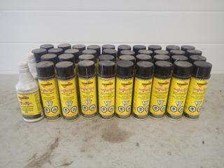 Qty Of Tecumseh Carburetor Cleaner C/w Tecumseh Penetrating Lubricant And Tecumseh Rubber Lubricant