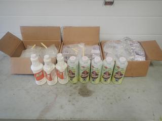 Qty Of Gel Hand Sanitizer C/w (3) Bottles Of DFE-VMR Mark Remover And (5) Bottles Of Deck Wash