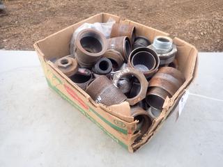 Qty Of Assorted Steel Nipples C/w Assorted Size Bushing Reducers