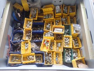 Qty Of Assorted Tube Fittings, Hyd Joiners, Air Hose Fittings, Nuts, Bolts And Assorted Fittings