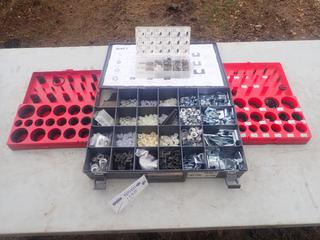 Universal Nut And Shim Kit C/w Woodruff Key Assortment Kit And Incomplete O-Ring Kits