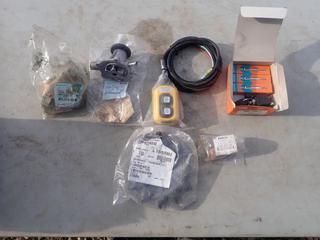 Qty Of Kubota Glow Plugs C/w (2) Kubota Water Pumps, Sprokert-Trencher And Winch Control