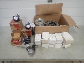 Qty Of Oil Filters, Heater Parts, Male And Female Couplers And Pump.