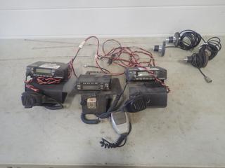 Qty Of Kenwood 2-Way Radios C/w Microphone And Mounting Brackets *Note: Working Condition Unknown*
