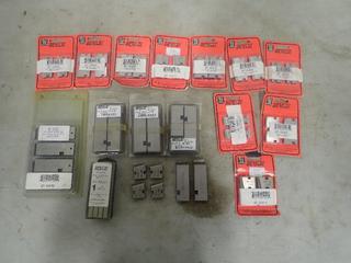 Qty Of 1/4in X 3/8in, 1 1/4in 1 1/2in, 1in And 3/4in Pipe Dies