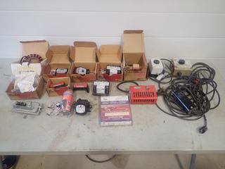 Qty Of Heater Supplies, Pumps, Controllers, Thermomstat And Assorted Supplies