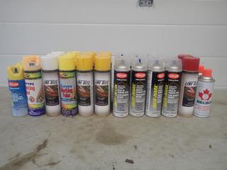 Qty Of Survey Marking Paint C/w Tree And Log Marking Paint And Krylon Inverted Marking Paint