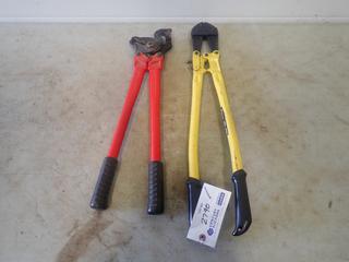 Western Rugged 24in Bolt Cutter C/w Crimper