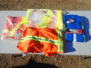 (1) Pioneer Size 3XL Coveralls C/w (1) Size 58T Coveralls, (1) STIHL Size XXL Coveralls And (1) Scotchlite Size 3XL Survey Vest *Unused*