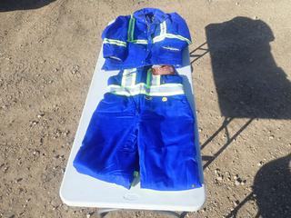(1) Size XL FR Jacket C/w (1) Pioneer Size Large FR Bibs *Unused*