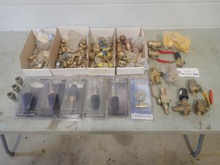 Unused Rotary Rotary Turbo, Ball Valves, Air Fittings, Brass Fittings, Couplers And Assorted Supplies