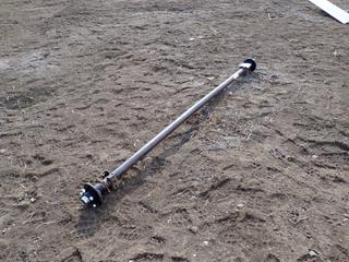 7ft 5-Stud Trailer Axle *Note: Has Minor Bend*