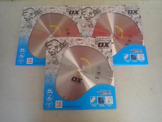 Qty Of (3) Ox Tools TC15 14in Diamond Blades *Unused*