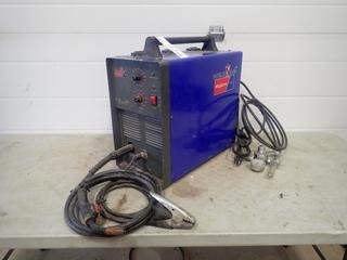 Weld King Migsonic 145 115/230V Single Phase MIG Welder C/w MIG Gun, Regulator And Cables. SN 2010011626