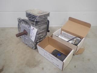 Lovejoy Shaft Coupling C/w Phillips & Temro 120V Circulation Heater And Incomplete Piston Pump
