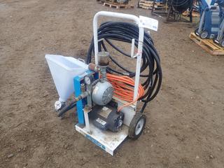 Kraft Tool Electric Texture Gun 115/230V C/w Stand, Hose And Spray Gun. SN 1093320700-1