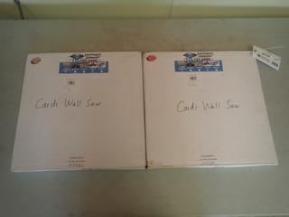 (2) 16in Concrete Blades To Fit Cardi Wall Saw *Unused*
