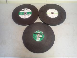 Qty Of Jet Power Abrasive 14in Concrete Cut Off Wheels C/w Qty Of STIHL 14in Stone Cut Off Wheels