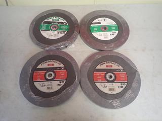 Qty Of Jet Power Abrasive 12in Concrete Cut Off Wheels C/w Jet Powerplus III 12in Steel Cut Off Wheels *Unused*