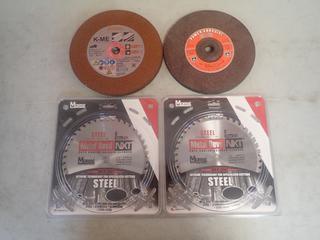 Qty Of STIHL K-ME 9in Cut Off Wheels C/w JET Power Abrasive 9in Steel Cut Off Wheels And Morse 8in Steel Blades *Unused*
