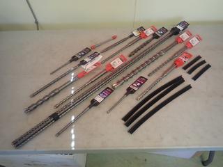 Qty Of Assorted Size Concrete Bits *Unused*