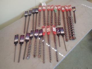 Qty Of Assorted Size Concrete Bits *Unused*