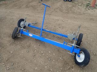 Mathieu Scaffold Wagon C/w Leveling Jacks And 4.80/4.00-8 Tires *Note: Tire Slashed, Buyer Responsible For Loadout, This Item Is Located At 24 Nipewon Rd, Lac La Biche**