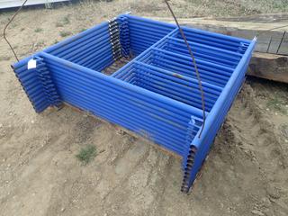Qty Of (12) Brooks 5ft X 5ft Scaffold Frames *Note: Buyer Responsible For Loadout, This Item Is Located At 24 Nipewon Rd, Lac La Biche*