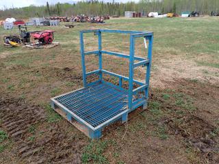 40in X 41in X 43in Bottle Storage Rack w/ Fork Pockets