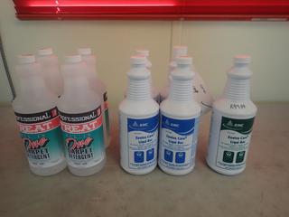 Qty Of (4) Bottles Of All-In-One Carpet Detergent C/w (5) Bottles Of RMC Enviro Care Liqui Bac Digestor 