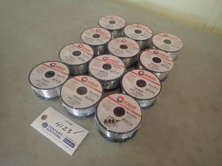 Qty Of (12) Rolls Of Hobart .035in Aluminum Welding Wire