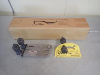 Heavy Duty Pipe Liner Magnetic Ground Clamp w/ Spring C/w (1) Sumner 1000lb Cap. Adjust-A-Flange Tool And Sumner Qwick Pins