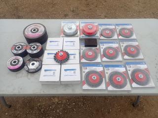 Qty Of Assorted Grinding C/w Qty Of Knot Twisted Conical Brushes And Qty Of Jet Power Abrasive Wire Wheels