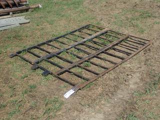 6ft X 18 1/2in Tri-Fold Steel Loading Ramps *Note: (1) Ramp Bent*
