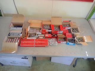 Qty Of Hilti Concrete Nails, Winchester 27-Cal Ramset Fastening System And Assorted Anchors