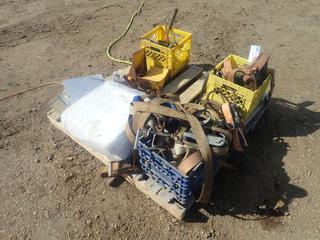 Qty Of Lifting Slings, Ratchet Straps, Spill Pads, Wheel Chocks, Bungee Cords And Assorted Supplies