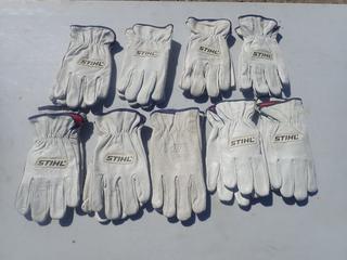 Qty Of STIHL Cowhide Work Gloves