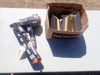 Paslode Model F350S Pneumatic Nailer C/w Qty Of Nail Sleeves