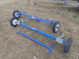 Mathieu Scaffold Wagon C/w Leveling Jacks And 4.80/4.00-8 Tires *Note: Buyer Responsible For Loadout, This Item Is Located At 24 Nipewon Rd, Lac La Biche*